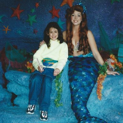 Meeting my favourite princess, Ariel, on my first trip